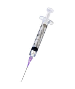 10 (TEN) 25G 1.5" 3ml Syringe with Needle